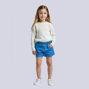 Disney Blue Elastic Waist Shorts